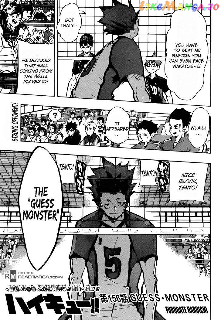 Haikyuu!!, Chapter 156 image 01